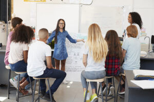 Student Presenting to Class